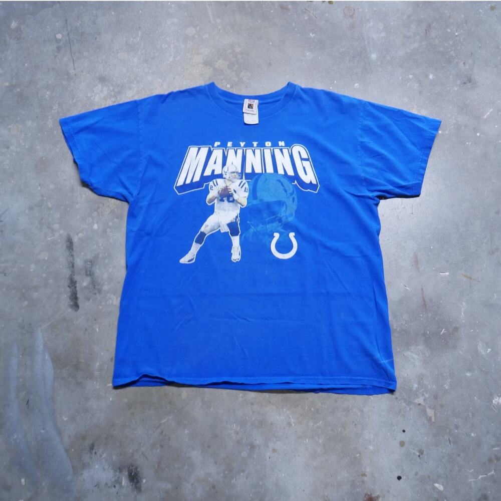 Vintage Y2K NFL Players Peyton Manning Indianapolis Colts Graphic Mens Size XL
